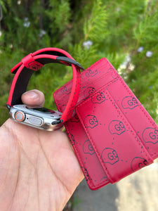 Custom apple watch & Magnetic card holder Deal