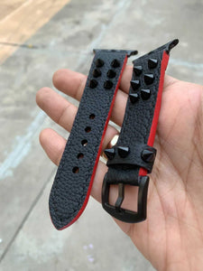 Upcycled Gucci Apple Watch Band Black