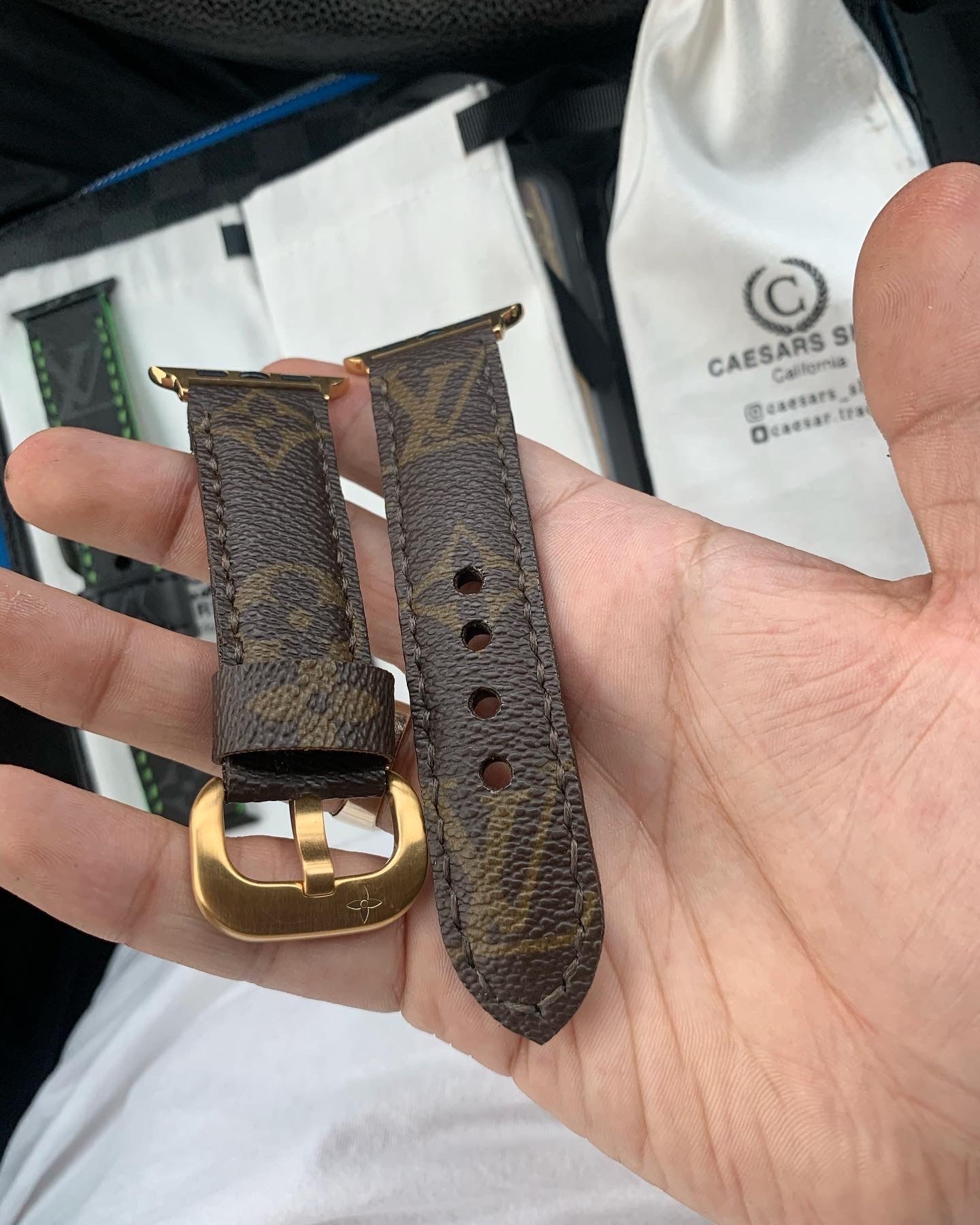 Louis Vuitton Upcycled Apple Smartwatch Band