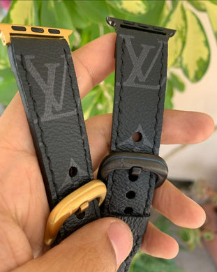 Lv Luxury Leather Apple Watch Band